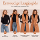 🔥Gratis verzending✈️Dames gilet met knopen en zakken, lang model