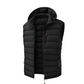 🔥Gratis verzending✈️Heren gewatteerde winterbodywarmer met afneembare capuchon
