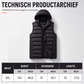 🔥Gratis verzending✈️Heren gewatteerde winterbodywarmer met afneembare capuchon