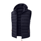 🔥Gratis verzending✈️Heren gewatteerde winterbodywarmer met afneembare capuchon
