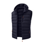 🔥Gratis verzending✈️Heren gewatteerde winterbodywarmer met afneembare capuchon
