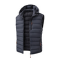 🔥Gratis verzending✈️Heren gewatteerde winterbodywarmer met afneembare capuchon