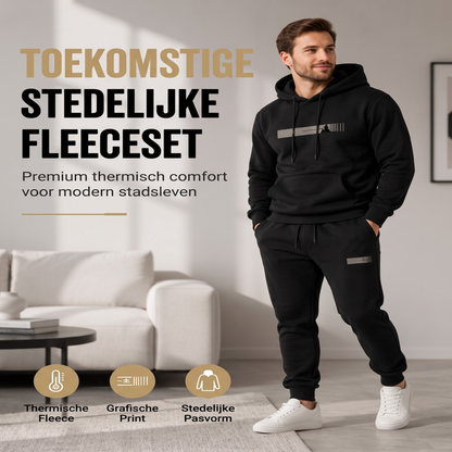 🔥Gratis verzending✈️Heren trainingspak met capuchon: sweatshirt en joggingbroek, set van 2 delen