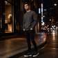 Heren casual klassieke sweatshirt met ronde hals