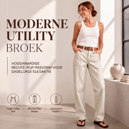 🔥Gratis verzending✈️ Dames Casual Wide Leg Broek 👖 Elegante Rechte Pasvorm, Ademend Comfort & Veelzijdige Stijl