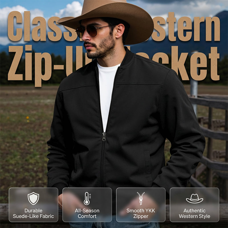 🧥 Heren Klassieke Bomberjack – Casual Jas met Ritssluiting, Moderne Pasvorm & Tijdloze Streetwear Look ✨