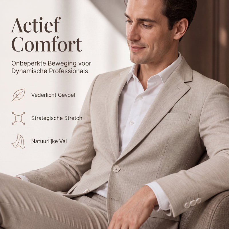 🔥Gratis verzending✈️Heren slim fit 2-delig kostuum