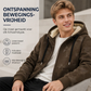 🔥Gratis verzending✈️Heren winter jack met capuchon, ritssluiting en fleece voering