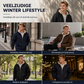 🔥Gratis verzending✈️Heren winter jack met capuchon, ritssluiting en fleece voering