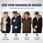 🔥Gratis verzending✈️Heren winter jack met capuchon, ritssluiting en fleece voering
