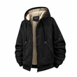 🔥Gratis verzending✈️Heren winter jack met capuchon, ritssluiting en fleece voering