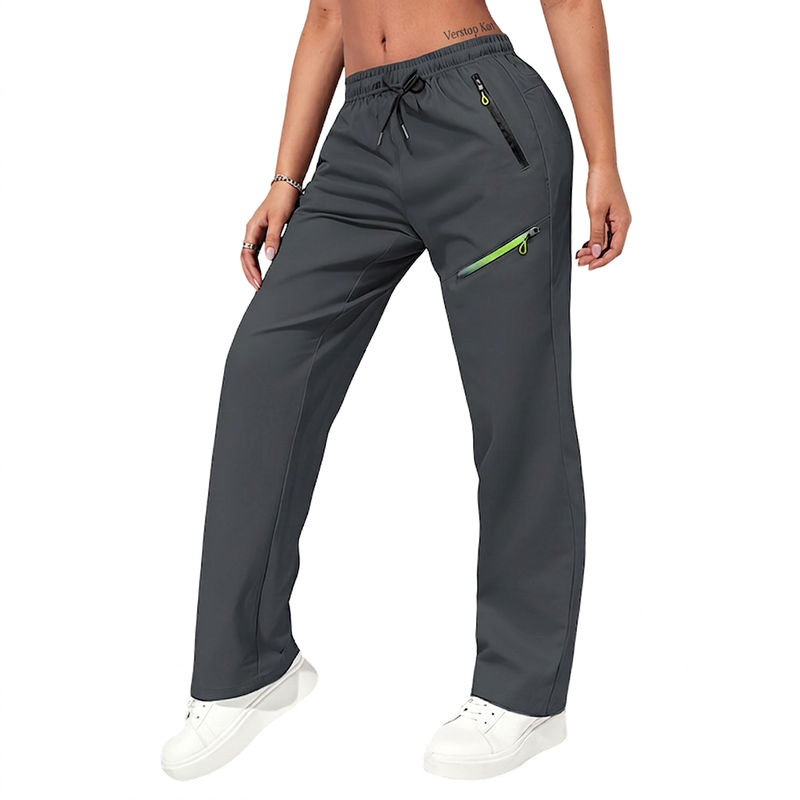 Casuele sportbroeken voor dames met ritszakken