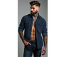 🔥Heren spijkerhemd met lange mouwen, casual button-down vest