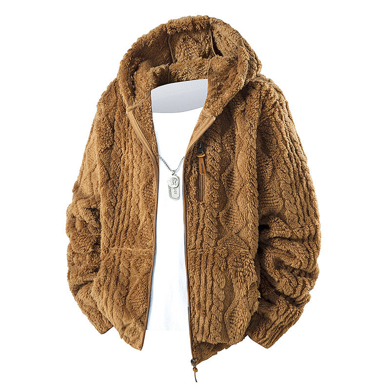 🔥 50% KORTING&Gratis verzending✈️ 🧥 Heren Fleece Jack met Capuchon & Rits – Warm, Zacht en Comfortabel voor Elke Dag ❄️