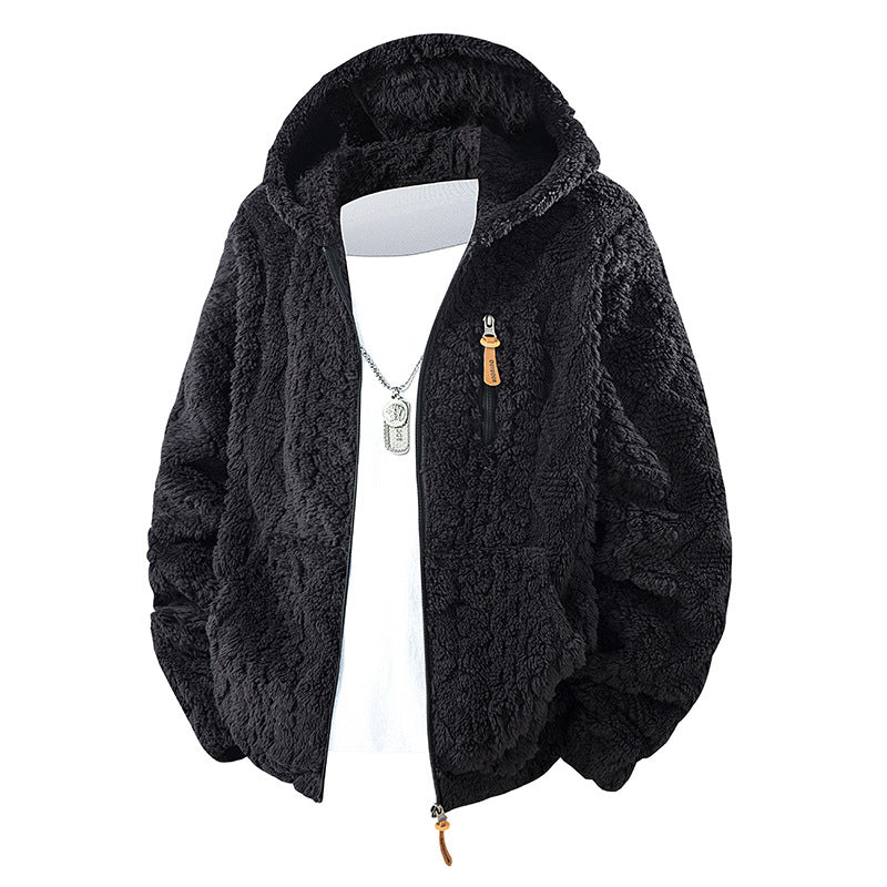 🔥 50% KORTING&Gratis verzending✈️ 🧥 Heren Fleece Jack met Capuchon & Rits – Warm, Zacht en Comfortabel voor Elke Dag ❄️