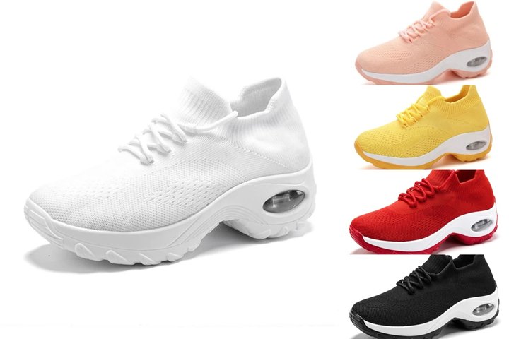 🔥 50% KORTING 👟 Dames Luchtkussen Sportschoenen – Orthopedische Hardloopschoenen voor Comfort & Ondersteuning ✨