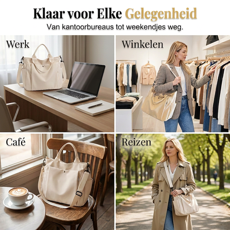 🔥 50% KORTING 👜 Ruime Dames Draagtas – Praktische Grote Tas met Elegante Uitstraling ✨