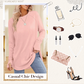 😍Casual Lange Mouwen Ronde Hals Top Dames