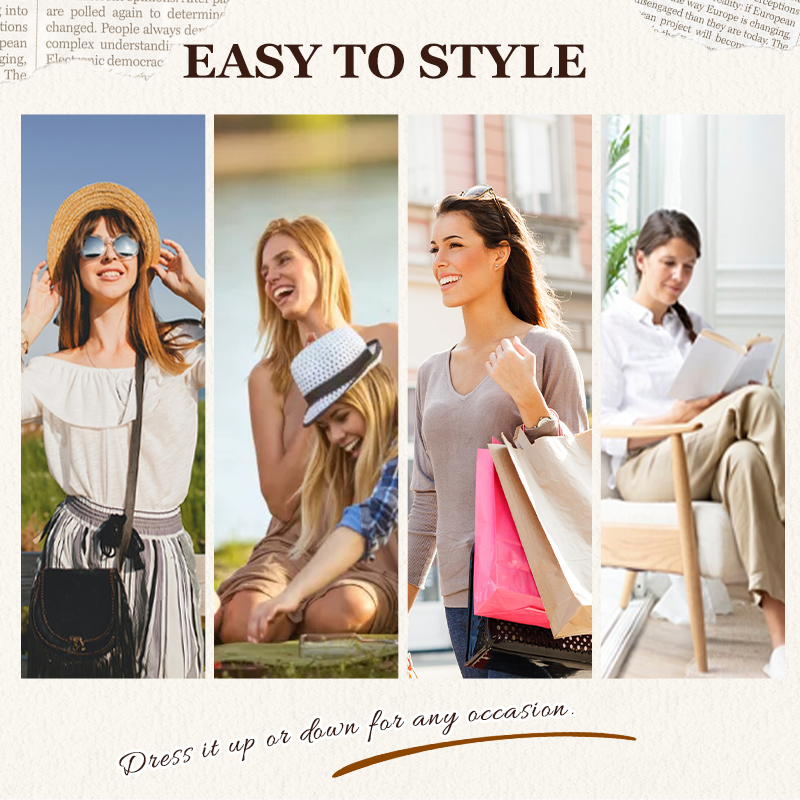 😍Casual Lange Mouwen Ronde Hals Top Dames
