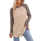 😍Casual Lange Mouwen Ronde Hals Top Dames