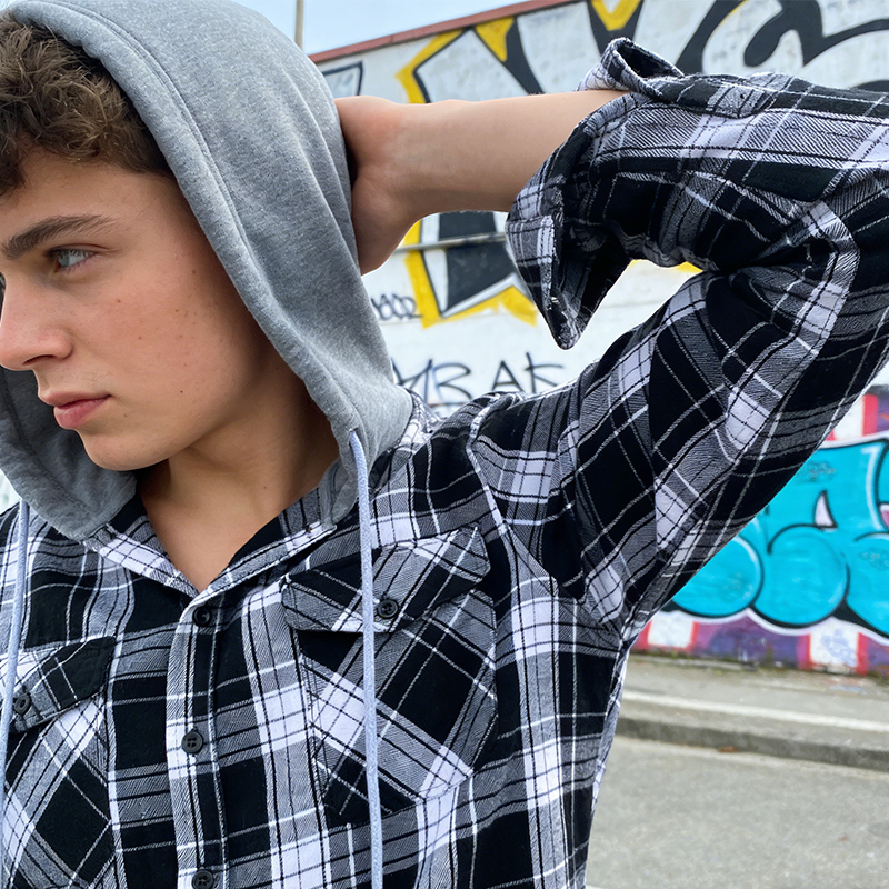 🔥 50% KORTING 🧥 Heren Geruit Flanellen Capuchonhemdjack 👔 Warme Laagjeslook, Zachte Stof & Casual Winterstijl