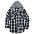 🔥 50% KORTING 🧥 Heren Geruit Flanellen Capuchonhemdjack 👔 Warme Laagjeslook, Zachte Stof & Casual Winterstijl