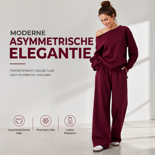🔥Gratis verzending✈️Dames 2-Delige Trainingspak Set met Sweatshirt & Joggingbroek 👚 Zachte Comfort, Relaxte Pasvorm & Trendy Casual Look