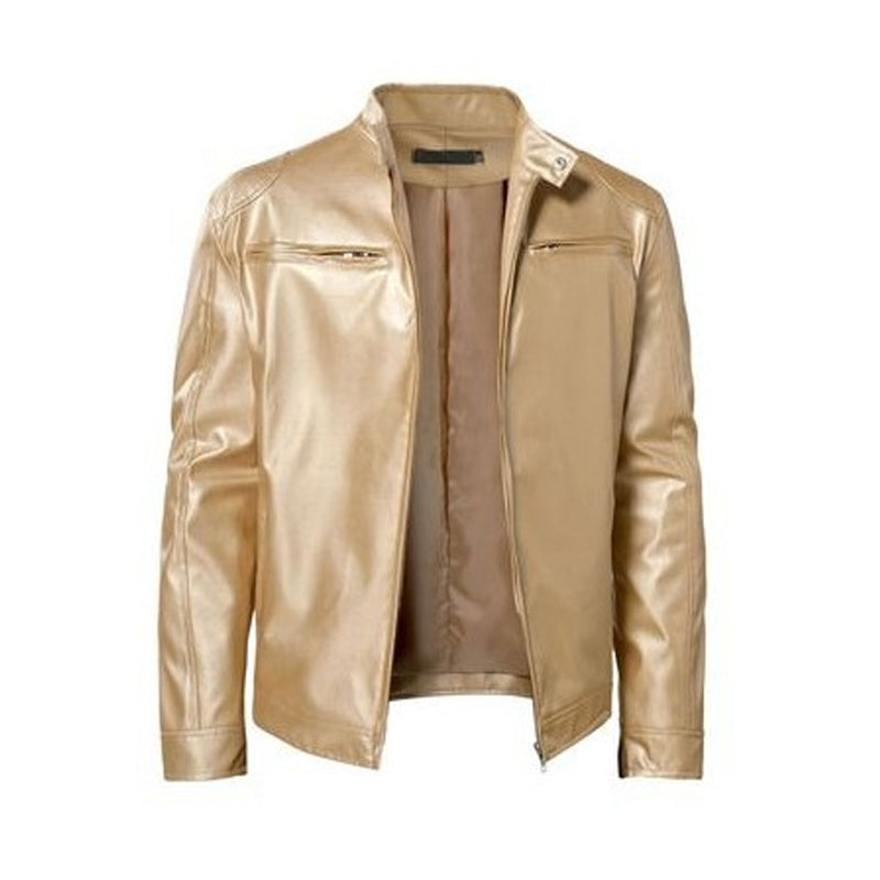 🔥Gratis verzending✈️Heren trendy jack met opstaande kraag en rits