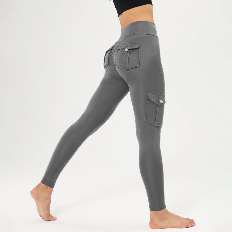 😍Dames hoogbouw cargo yogabroek