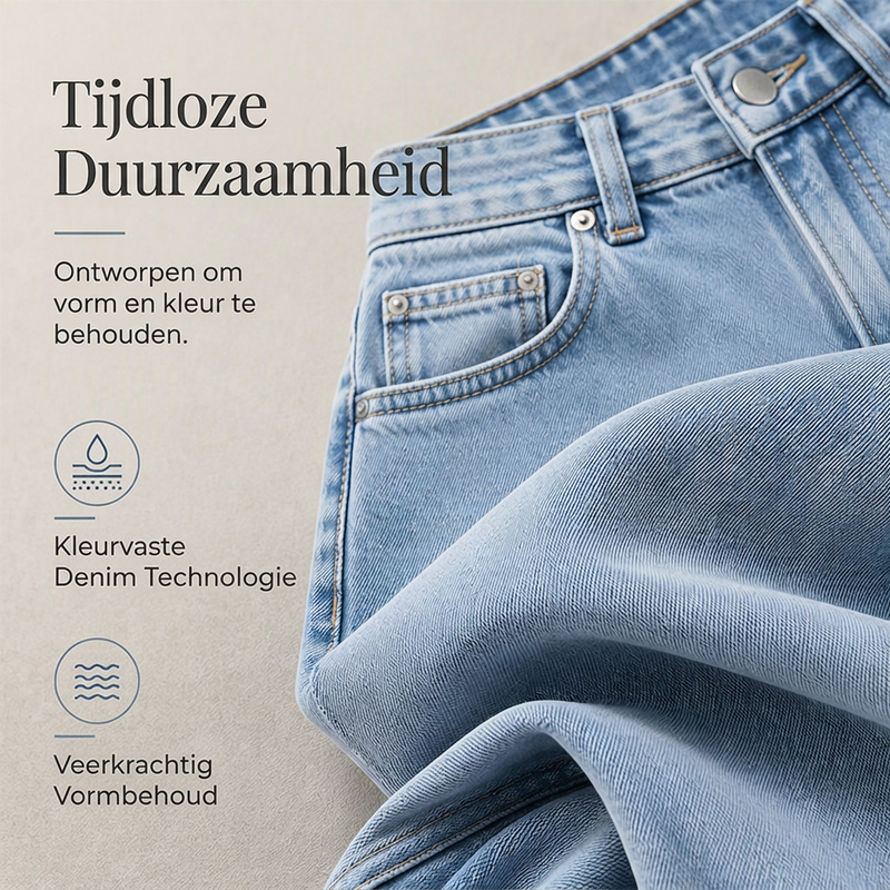 🔥Gratis verzending✈️Casual high waist wide leg jeans voor dames