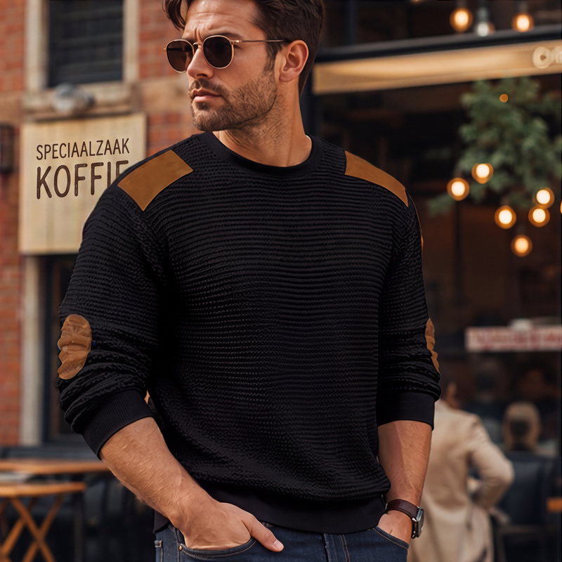 🔥KNALLENDE AANBIEDING🔥Gebreide herentrui met ronde hals