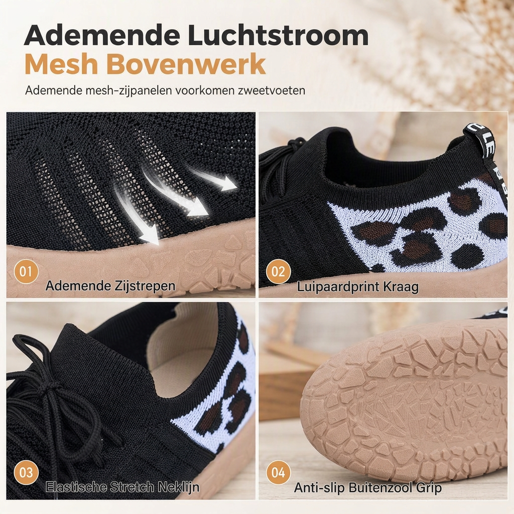 🔥50% OFF🔥Instap loafers voor dames, lichtgewicht ademende zomerse casual platte schoenen, grote maten beschikbaar