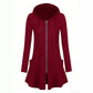 😍Dames jack met capuchon en ritssluiting, halflang