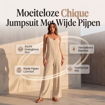 ✨👗Casual jumpsuit met V-hals en spaghettibandjes voor dames🔥Limited aanbieding
