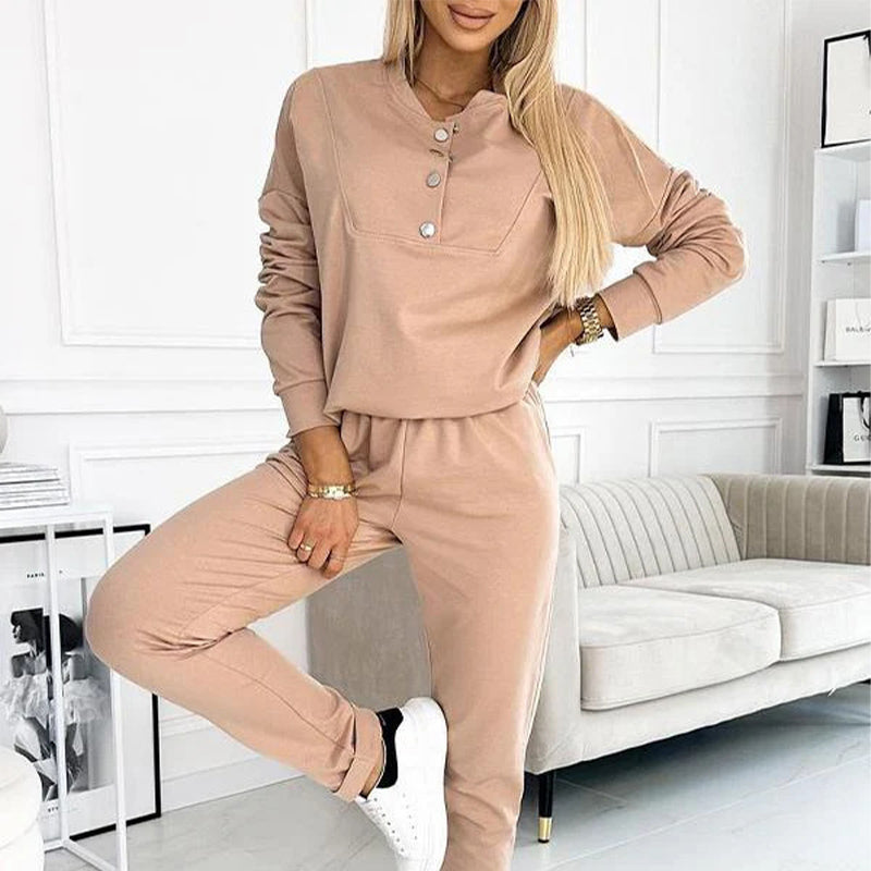 🔥Casuele set van overhemd met knopen en broek