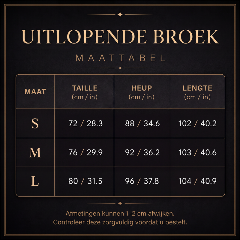 Flare legging met pluche voering voor dames