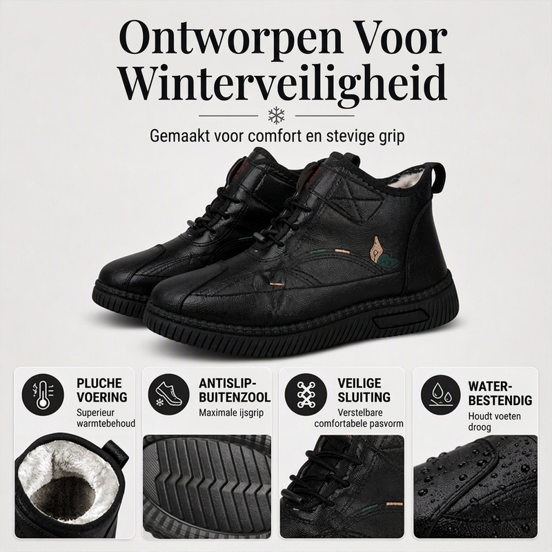 😍Warme gevoerde antisliplaarzen voor dames