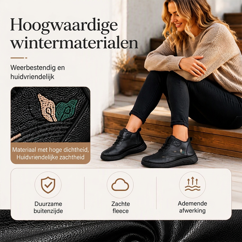 😍Warme gevoerde antisliplaarzen voor dames