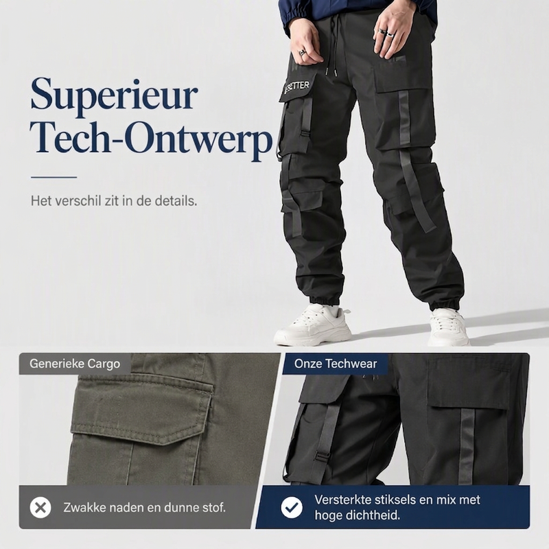 👖Cargobroeken voor heren met losse pasvorm