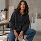 🔥Gratis verzending✈️ Dames Denim Jack met Capuchon & Rits – Relaxte Pasvorm voor Elke Dag 💙