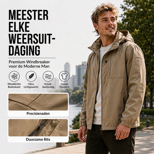 🔥Gratis verzending✈️Multifunctioneel waterdicht en windjack voor heren