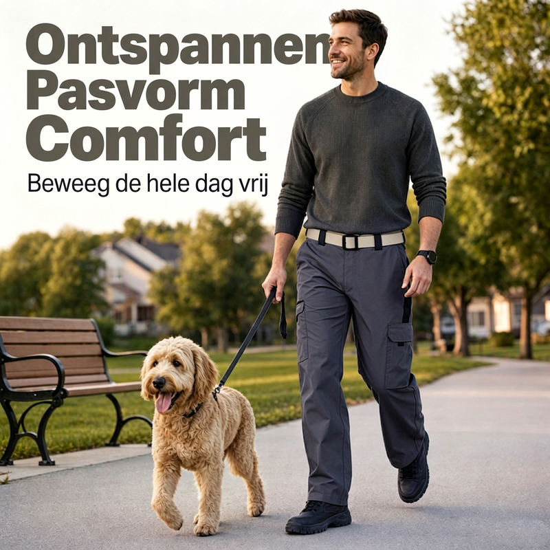 👖 Heren Outdoor Cargobroek met Meerdere Zakken – Casual Cargo Broek met Praktisch Design & Comfortabele Pasvorm ✨