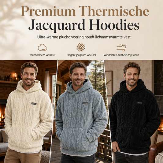 🧥❄️ Heren winterhoodie met fleecevoering |Nu met korting!