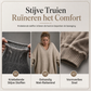 😍Dames effen kleur gebreid vest met capuchon en trekkoord