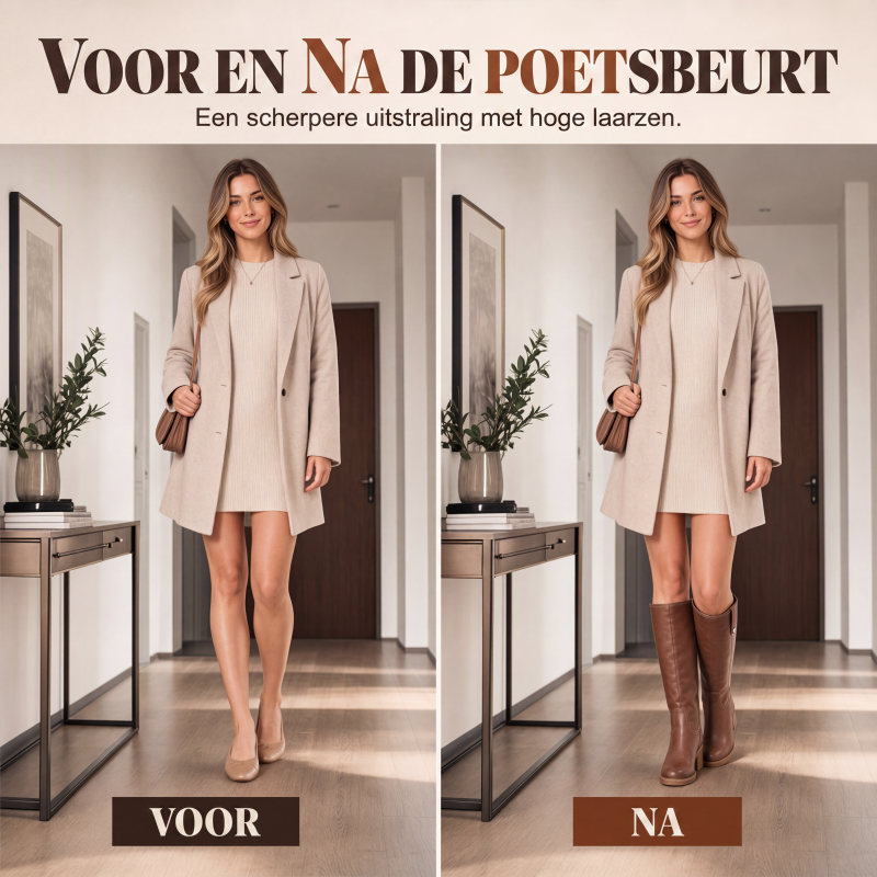 Dames kniehoge laarzen