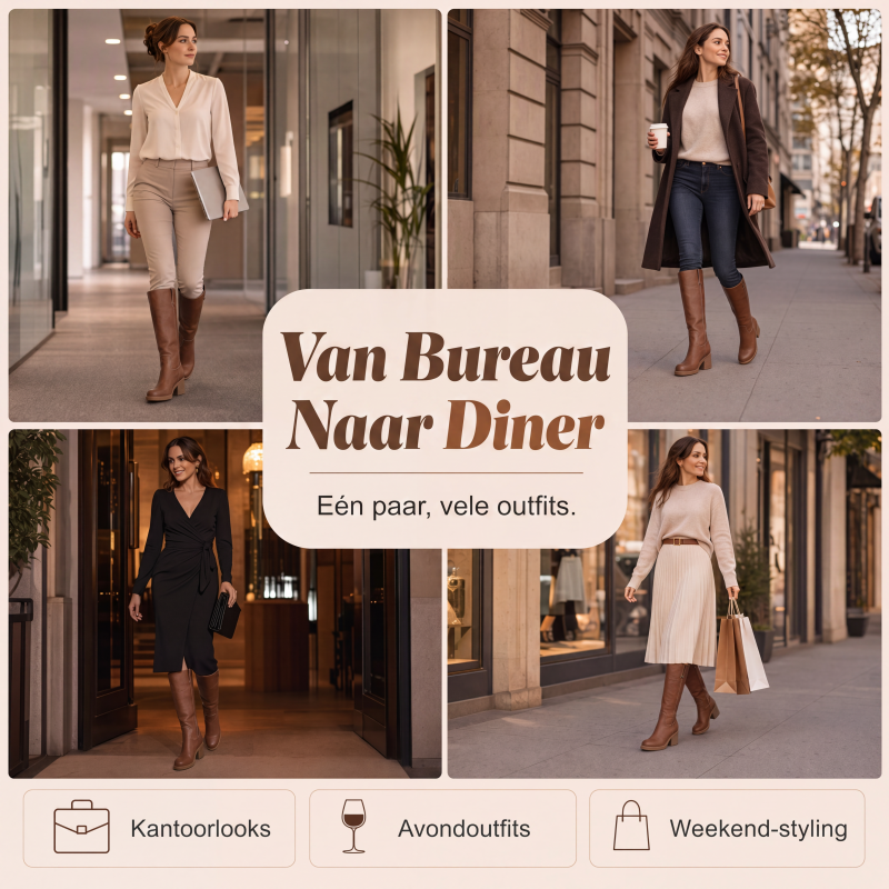 Dames kniehoge laarzen