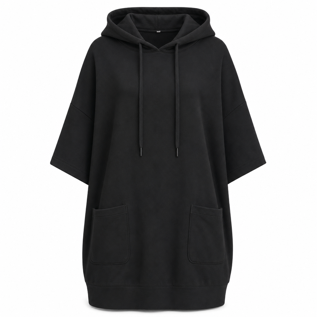 😍Casual effen capuchontrui voor dames