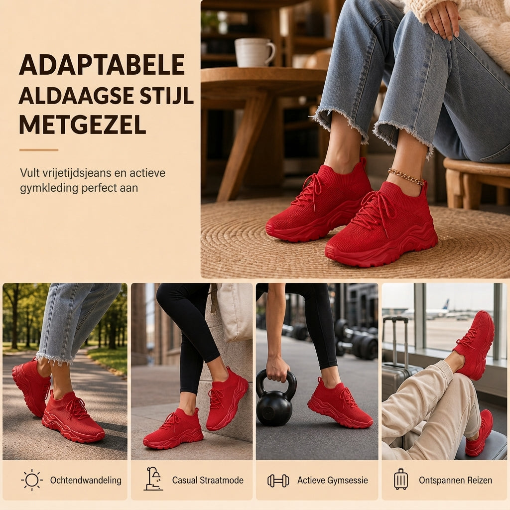 🔥Gratis verzending✈️Casuale ademende instapsneakers voor dames