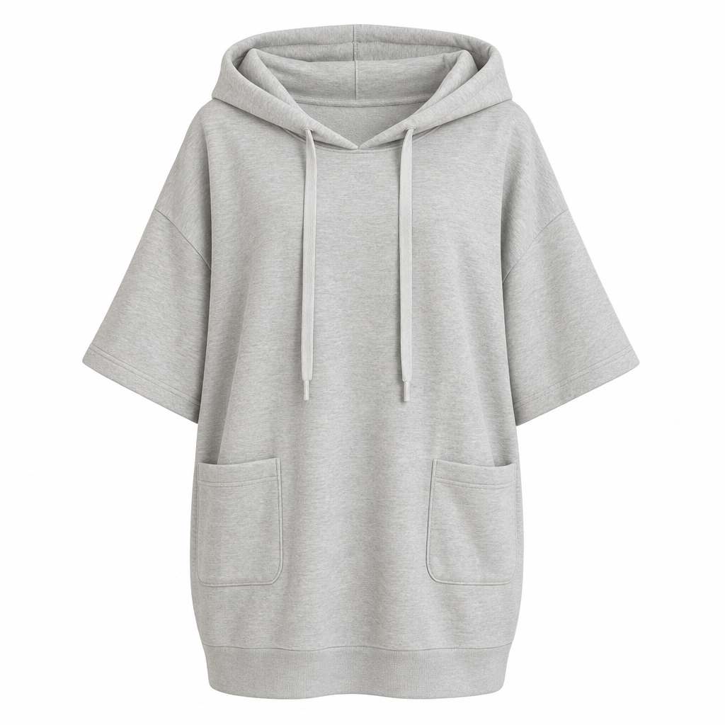 😍Casual effen capuchontrui voor dames