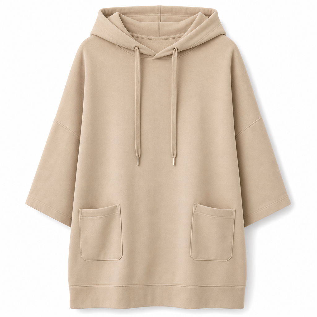 😍Casual effen capuchontrui voor dames
